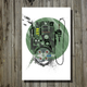 Illustration for article titled Scifi and Fantasy Weapons as Minimalist Posters